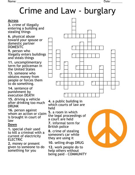 bupgkr|burglary crossword clue.